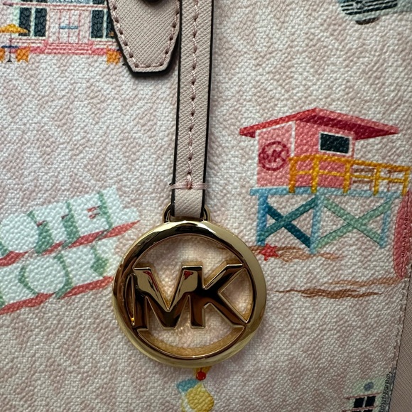 NWT MK Very Large Tote w/ COA Gilly Miami Blush Pink - Picture 5 of 13